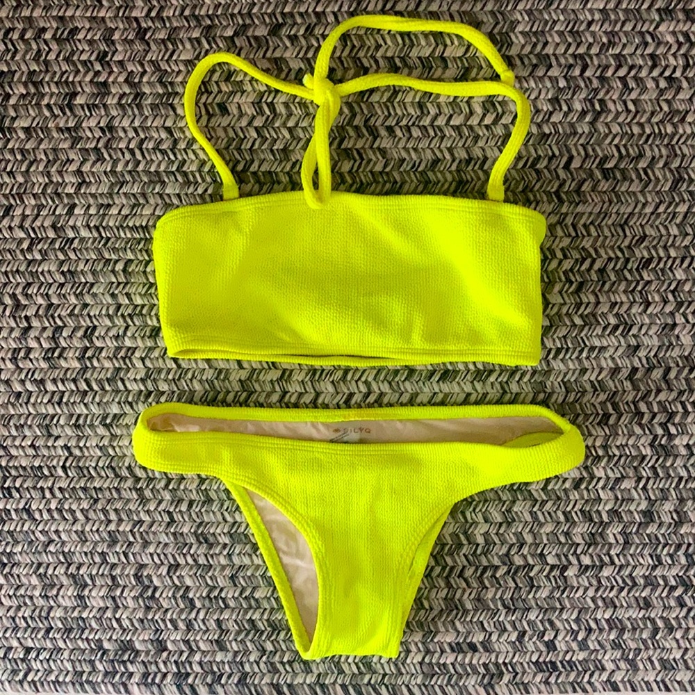 Pilyq Tube Bandeau w/Teeny Bottom NWT Sz S